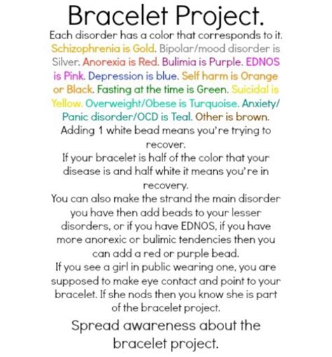 bracelet project mental health